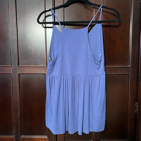 Peach Love Spaghetti Strap Tank - Color Blue Size Small - Picture 3 of 5